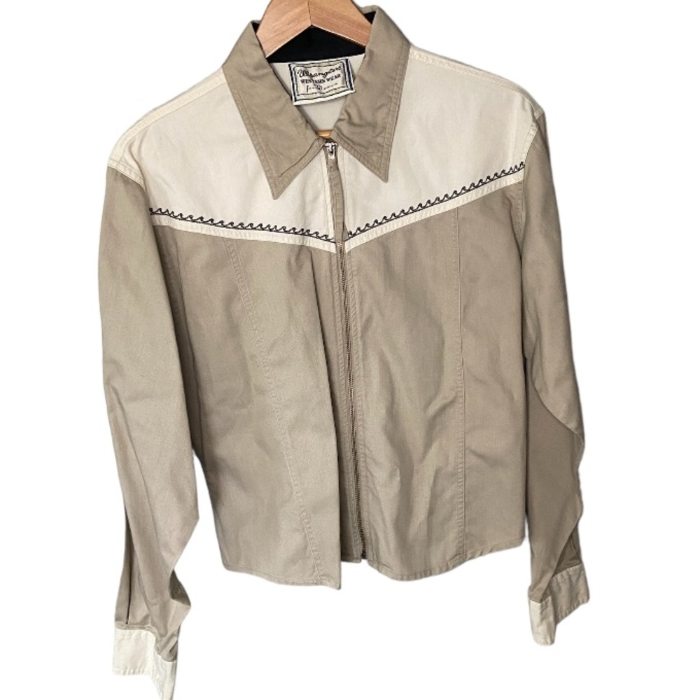 Vintage Wrangler Western Wear Full Zip Shacket